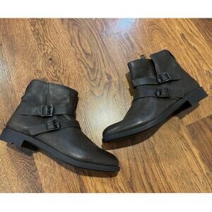 Franco Sarto Women’s Mirani Faux Leather Ankle Boots – Brown – Size 9 NWOB